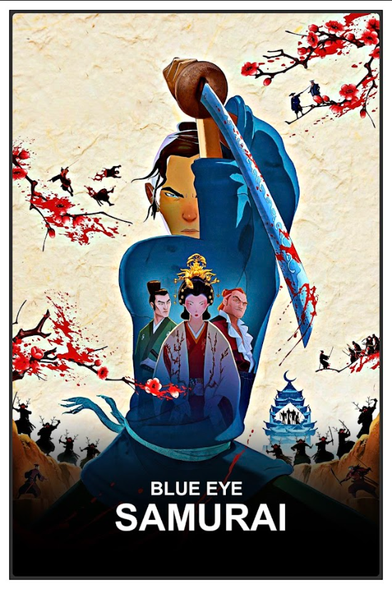 Blue Eye Samurai (2023) Poster 24x36 – Thrilling Anime Series, Epic Action - PosterFire.com