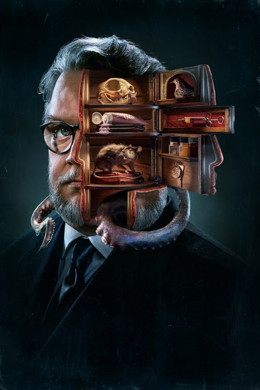 Guillermo del Toro's Cabinet of Curiosities 2022 Poster 24x36 - Spooky Anthology - PosterFire.com