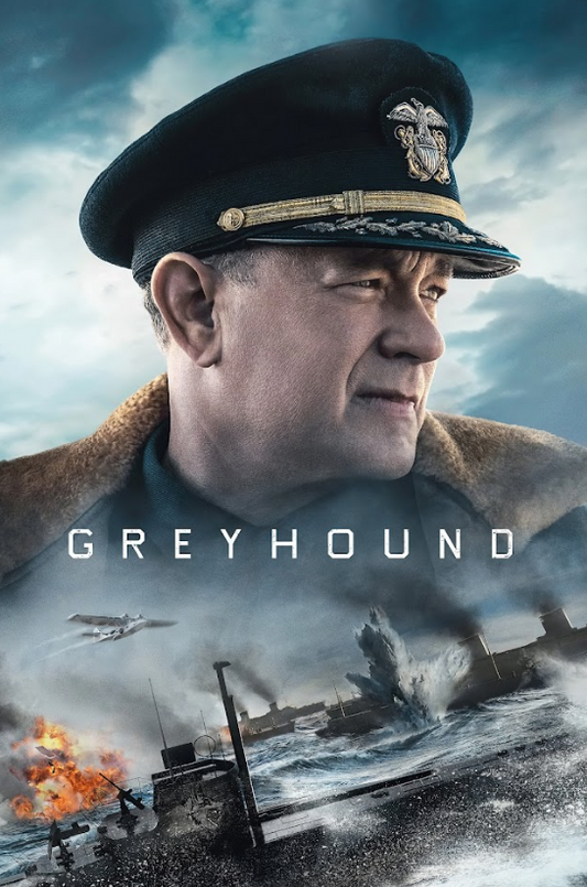 Greyhound 2020 Movie Poster 24x36 Tom Hanks War Drama Navy Classic - PosterFire.com