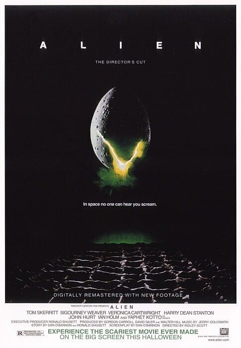 Alien Director's Cut (1979) Movie Poster - Vintage Sci-Fi Classic Collectible - PosterFire.com