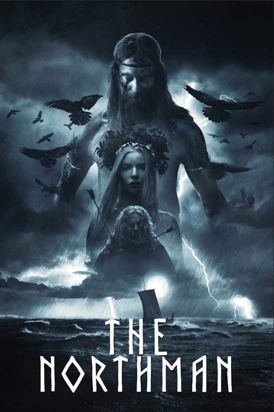 The Northman 2022 Poster 24x36 - Viking Revenge Thriller Alexander Skarsgård Act - PosterFire.com