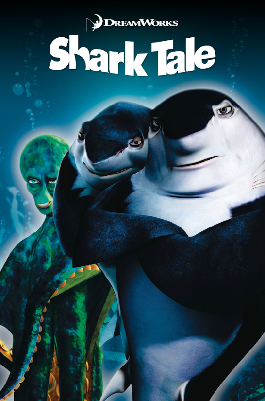 Shark Tale (2004) 24x36 Movie Poster, Animated Comedy, DreamWorks Adventure