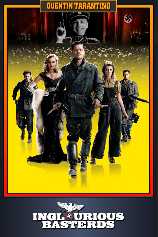 Inglourious Basterds (2009) Poster 24x36 – Iconic Tarantino Film, Brad Pitt Art - PosterFire.com