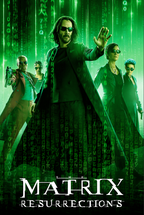 The Matrix Resurrections 2021 Movie Poster 24x36 Keanu Reeves Sci-Fi Action - PosterFire.com