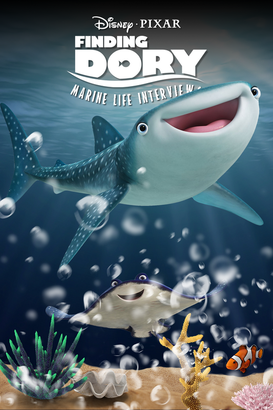 Marine Life Interviews (2016) Poster 24x36 - Pixar Short Finding Dory Bonus