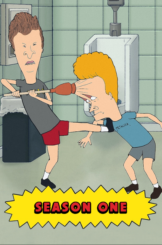 Mike Judge's Beavis and Butt-Head Season 1 Poster 24x36 - Hilarious Animated