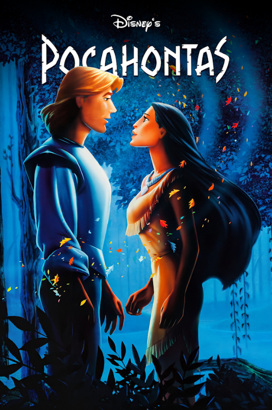 Pocahontas (1995) 24x36 Movie Poster, Disney Animated Classic, Rare Vintage Art