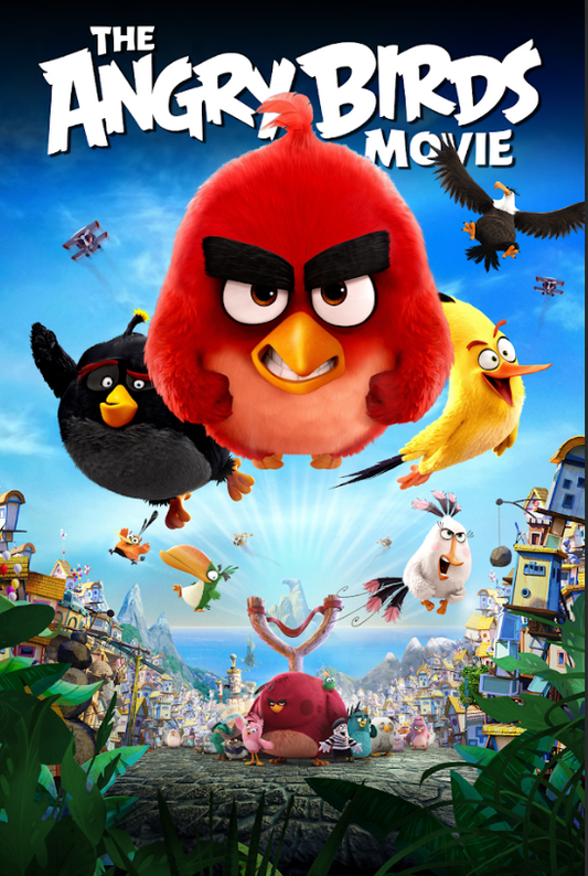 The Angry Birds Movie (2016) 24x36 Movie Poster, Animated Comedy, Rare Vintage