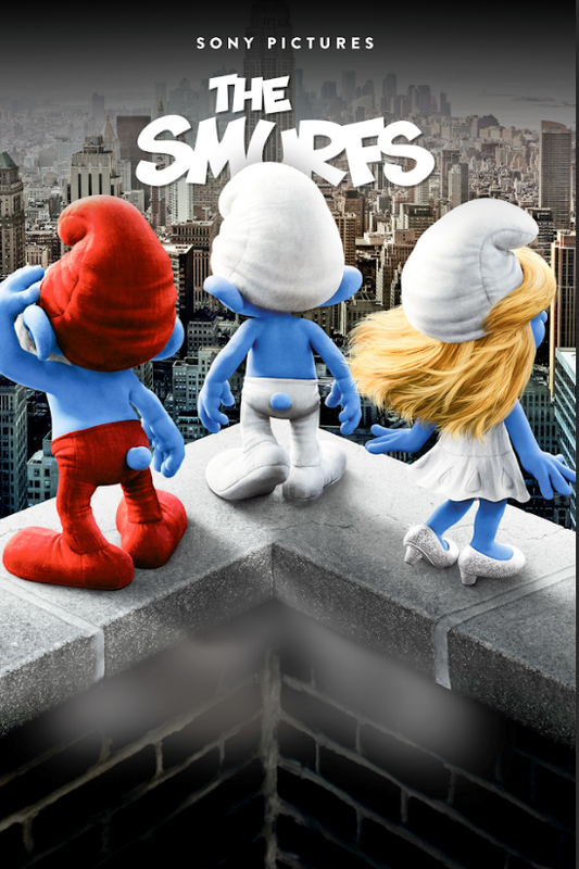 The Smurfs 2011 Movie Poster 24x36 Animated Family Comedy Live-Action Adventure - PosterFire.com