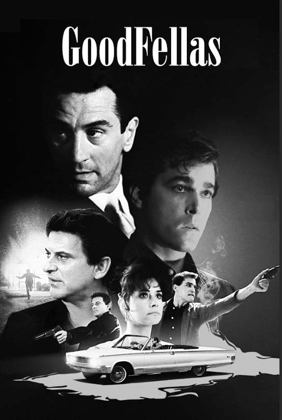 GoodFellas 1990 Poster 24x36 - Scorsese Mafia Classic Ray Liotta De Niro Crime - PosterFire.com