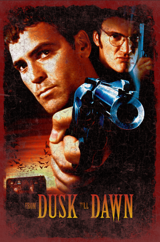 From Dusk Till Dawn 1996 Poster 24x36 - Action Horror, George Clooney