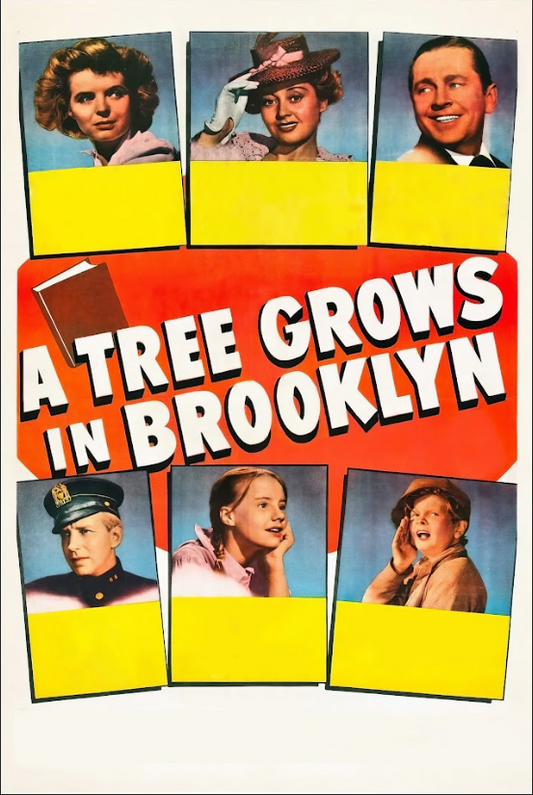 A Tree Grows in Brooklyn (1945) 24x36 Poster - Classic Family Drama Poster