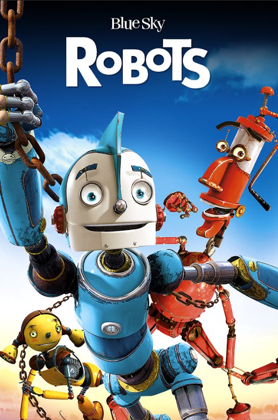 Robots 2005 Movie Poster 24x36 Animated Comedy Adventure Futuristic Family Film