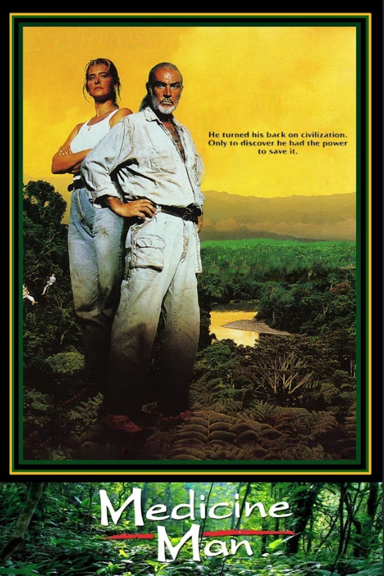 Medicine Man 1992 Poster 24x36 - Sean Connery Adventure Drama Jungle Film Art