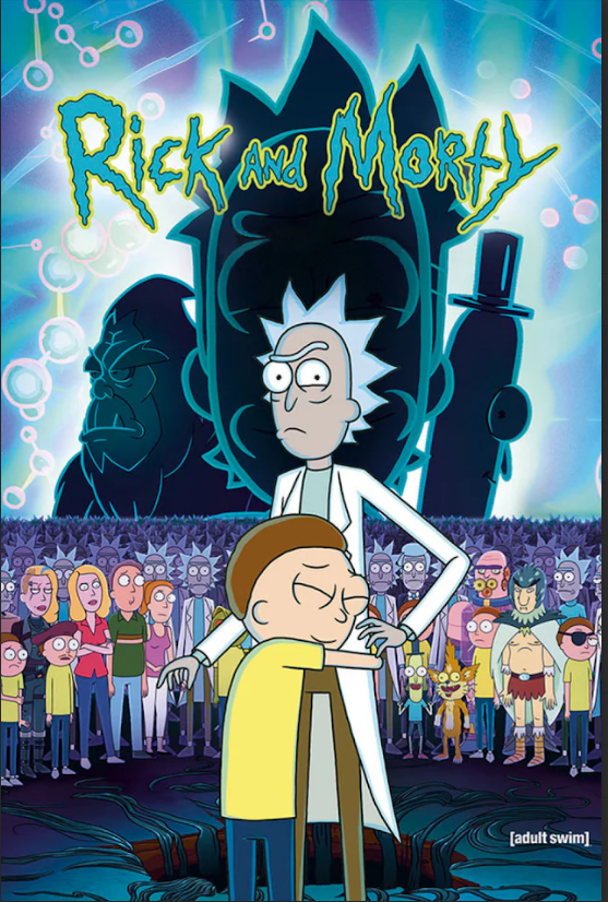 Rick and Morty 2013 Poster 24x36 - Animated Sci-Fi Comedy Quirky Adventures Cult