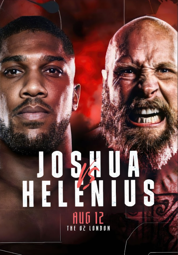 Joshua vs Helenius Poster 24x36 - Heavyweight Clash, Power Punches, Boxing Show - PosterFire.com