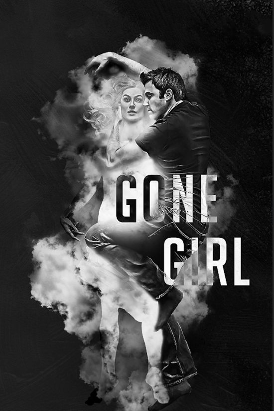 Gone Girl 2014 Movie Poster 24x36 - Thriller, Ben Affleck, Dark Mystery - PosterFire.com