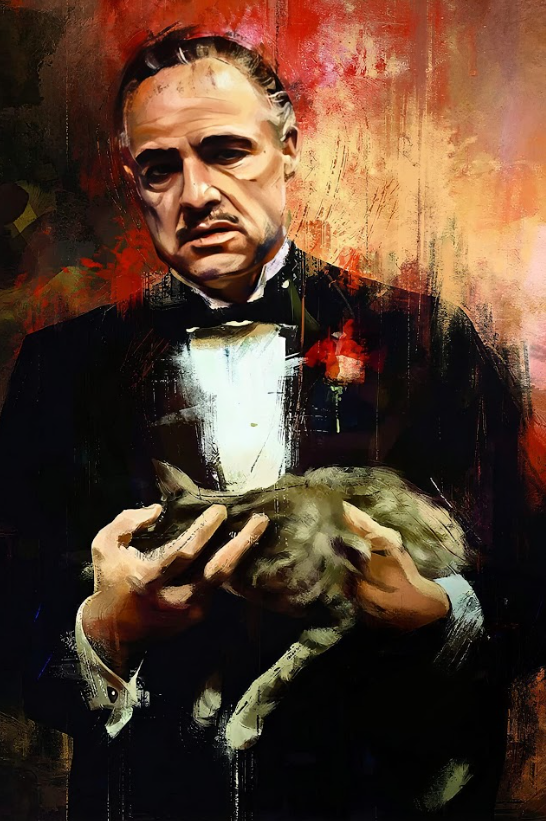 The Godfather (1972) 24x36 Movie Poster Classic Crime Drama Timeless Art - PosterFire.com