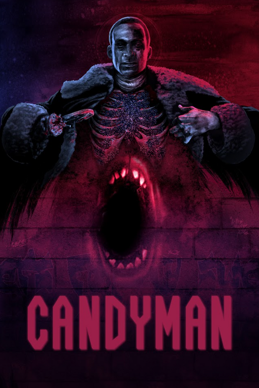 Candyman 1992 Poster 24x36 - Tony Todd, Horror Classic Supernatural Thriller Art