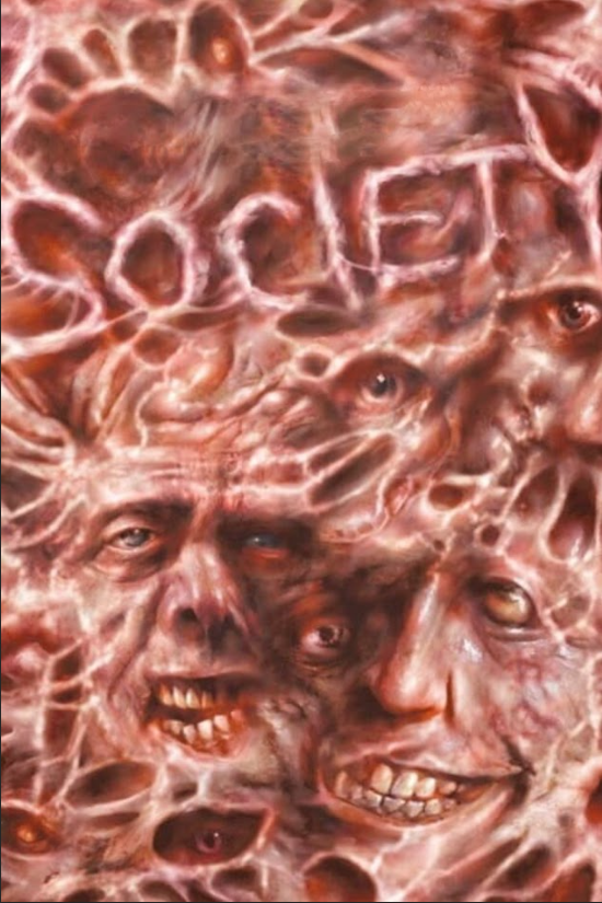 Society 1989 Movie Poster 24x36 - Horror Sci-Fi - Body Horror Classic - Bizarre