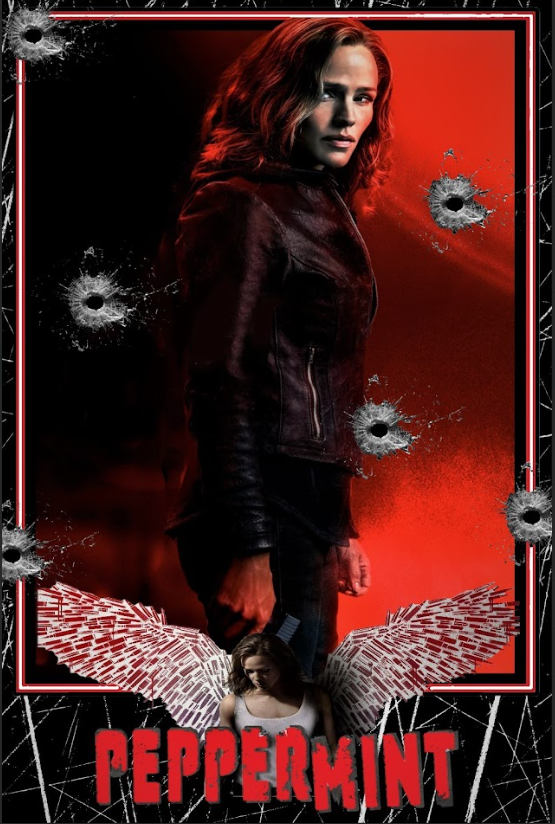 Peppermint 2018 Poster 24x36 - Jennifer Garner Action Thriller Revenge Film Art - PosterFire.com