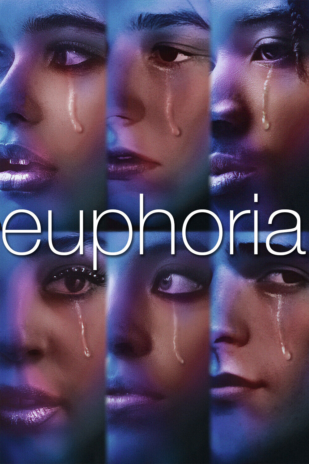 Euphoria (2019) Poster 24x36 - Drama Series Cast in Tears - PosterFire.com