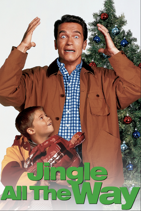 Jingle All the Way 1996 Poster 24x36 - Arnold Schwarzenegger Family Comedy