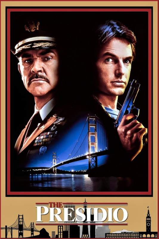 The Presidio 1988 Poster 24x36 - Sean Connery Mark Harmon Action Crime Thriller