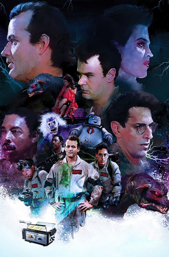 Ghostbusters 1984 Movie Poster 24x36 | Iconic Comedy | Bill Murray, Paranormal - PosterFire.com