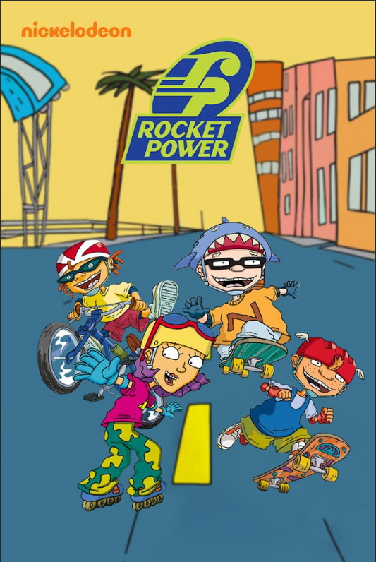 Rocket Power 1999 Poster 24x36 - Animated Sports Adventure Iconic Kids Series