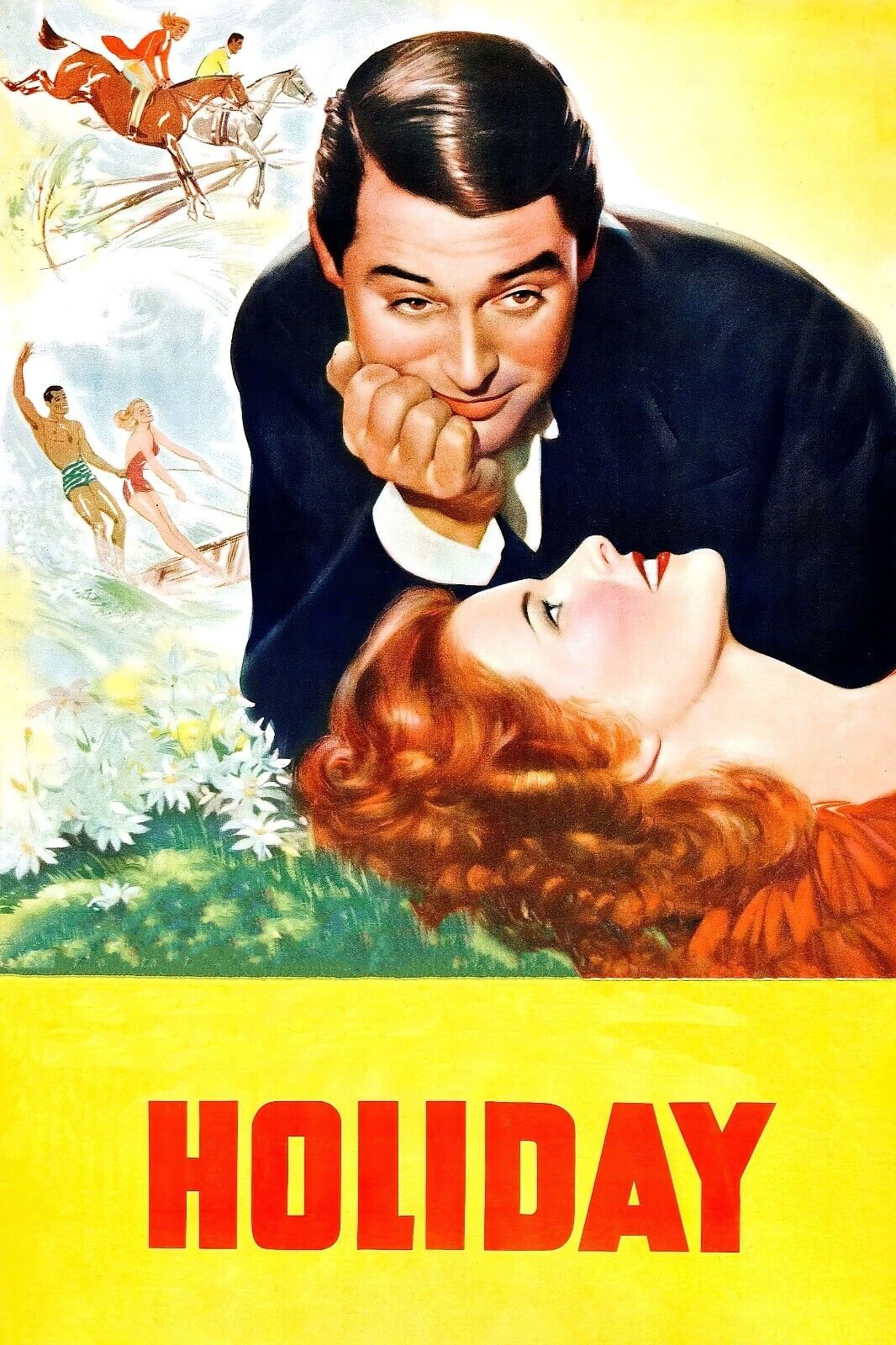 Holiday (1938) Movie Poster 24x36 - Classic Romantic Comedy Starring Cary Grant - PosterFire.com