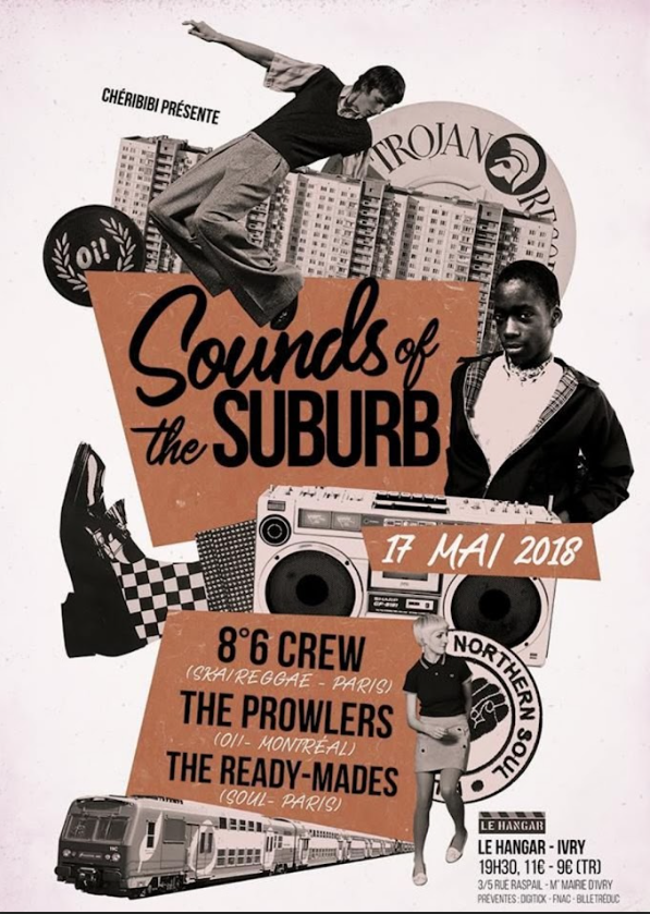 Sounds of the Suburb Poster 24x36 - Jazz Vibes, Urban Style, Unique Design - PosterFire.com