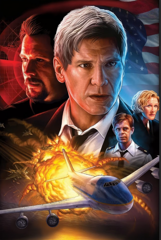 Air Force One (1997) 24x36 Poster - Harrison Ford, Action Presidential Thriller - PosterFire.com