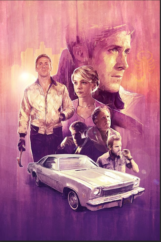 Drive (2011) 24x36 Poster Ryan Gosling Action Thriller Neo-Noir Retro Classic - PosterFire.com