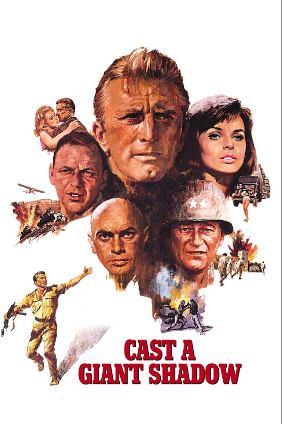 Cast a Giant Shadow 1966 Poster 24x36 - Kirk Douglas, War Drama, Epic Film Art - PosterFire.com