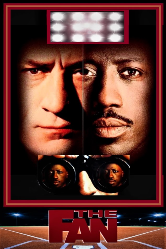 The Fan 1996 Poster 24x36 - Psychological Thriller Robert De Niro Wesley Snipes