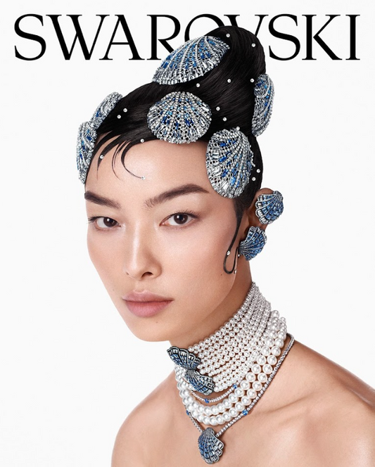 Swarovski SS 2024 Campaign by Steven Meisel 24x36 Poster Elegant Fashion