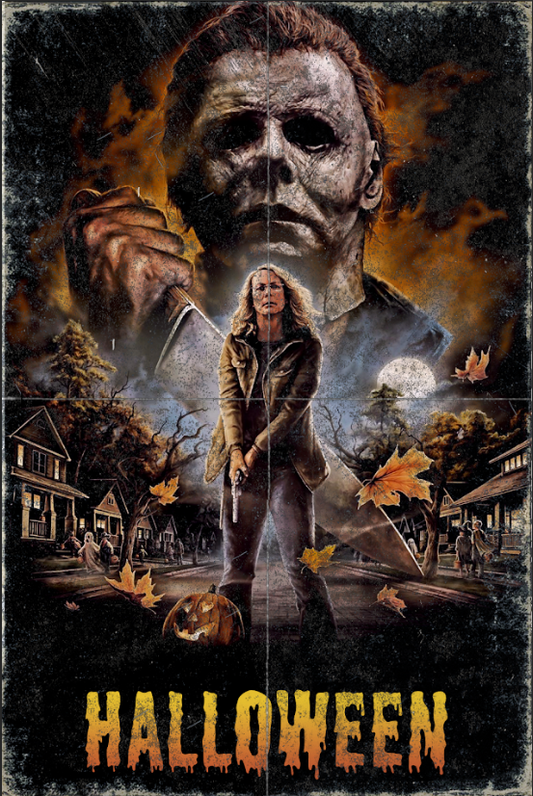 Halloween 2018 Movie Poster 24x36 Horror Thriller Michael Myers Return Slasher