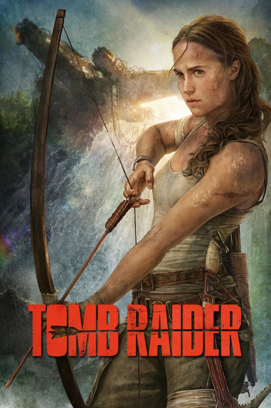 Tomb Raider 2018 Movie Poster 24x36 Action Adventure with Alicia Vikander & Inte - PosterFire.com