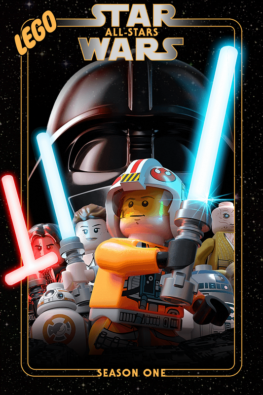 LEGO Star Wars All-Stars Season 1 (2018) Poster 24x36 - Epic Heroic Adventures - PosterFire.com