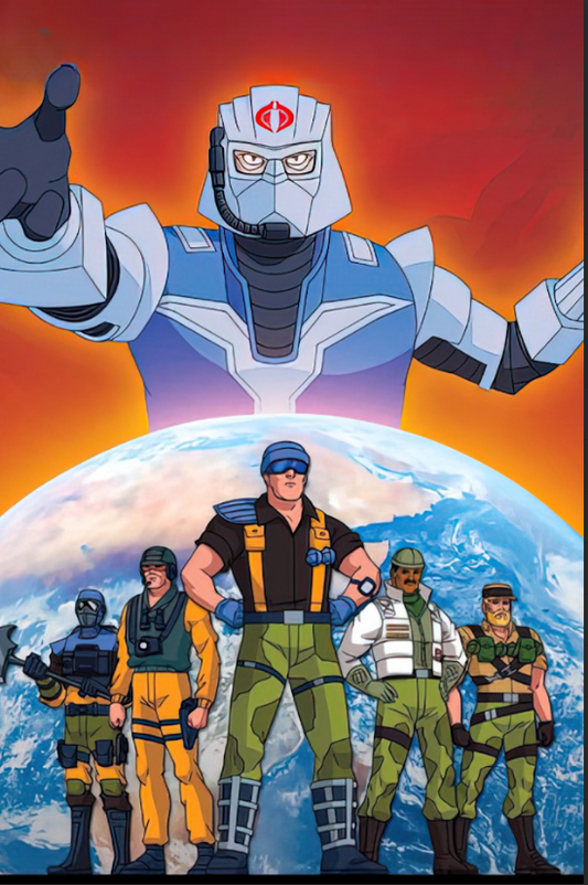 G.I. Joe: A Real American Hero (1983) Poster 24x36 – Iconic 80s Action Cartoon