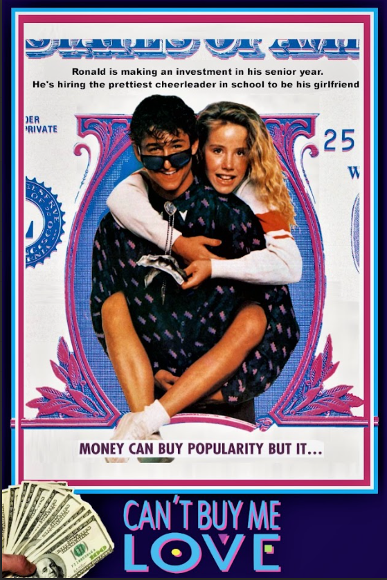 Can't Buy Me Love 1987 Poster 24x36 - Patrick Dempsey, Teen Classic Romance Art