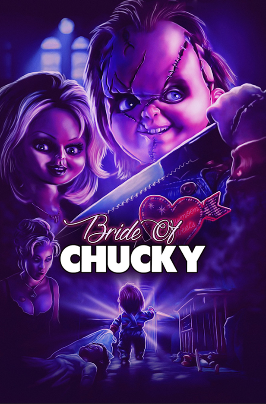 1998 Bride of Chucky Poster 24x36 | Horror Comedy Classic | Collectible Art