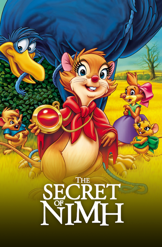 The Secret of NIMH 1982 Movie Poster 24x36 - Animated Fantasy Adventure Classic