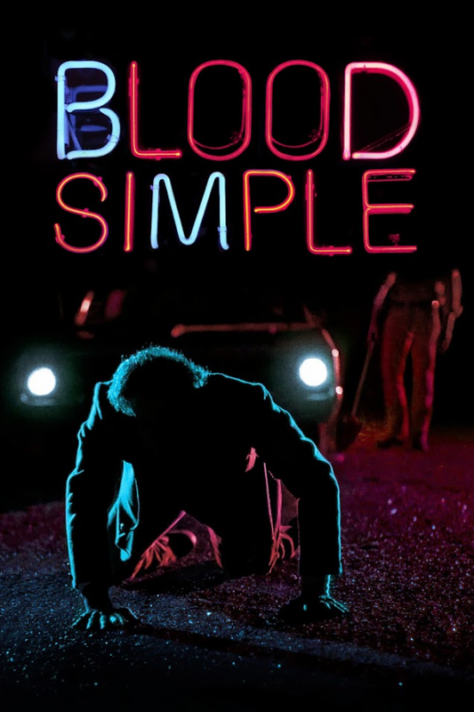 Blood Simple (1984) 24x36 Poster Coen Brothers Noir Thriller Classic Retro