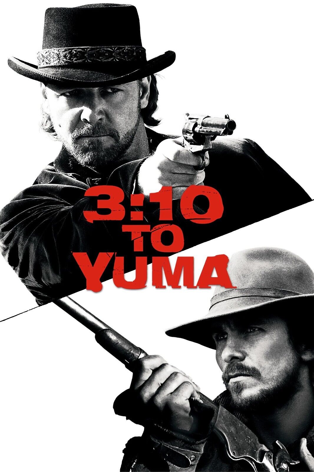 3:10 to Yuma Movie Poster - Russell Crowe & Christian Bale, 2007, 24x36 - PosterFire.com