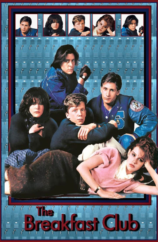 The Breakfast Club 1985 Poster 24x36 - Classic Teen Drama John Hughes Film Iconi - PosterFire.com