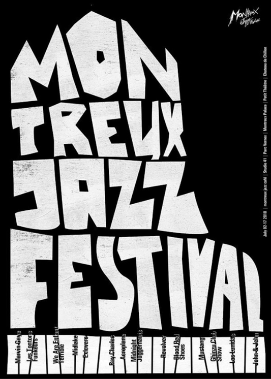 Montreux Jazz Festival Poster 24x36 - Iconic Event, Elegant Design, Rare Art - PosterFire.com