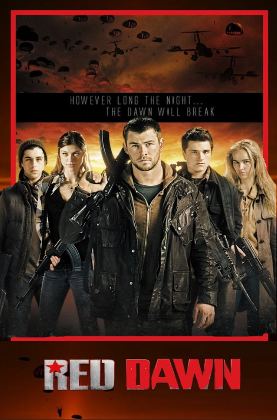 Red Dawn 2012 Poster 24x36 - Chris Hemsworth Action War Thriller Remake - PosterFire.com