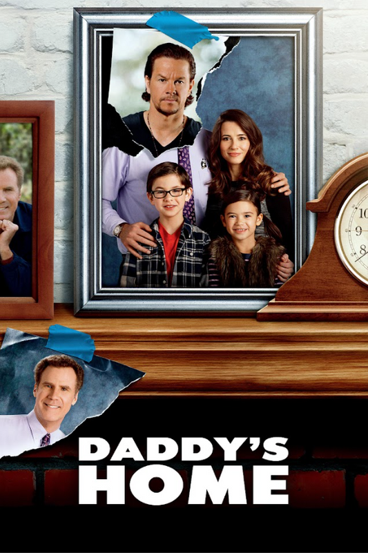 Daddy's Home (2015) Movie Poster 24x36 Comedy, Will Ferrell & Mark Wahlberg - PosterFire.com